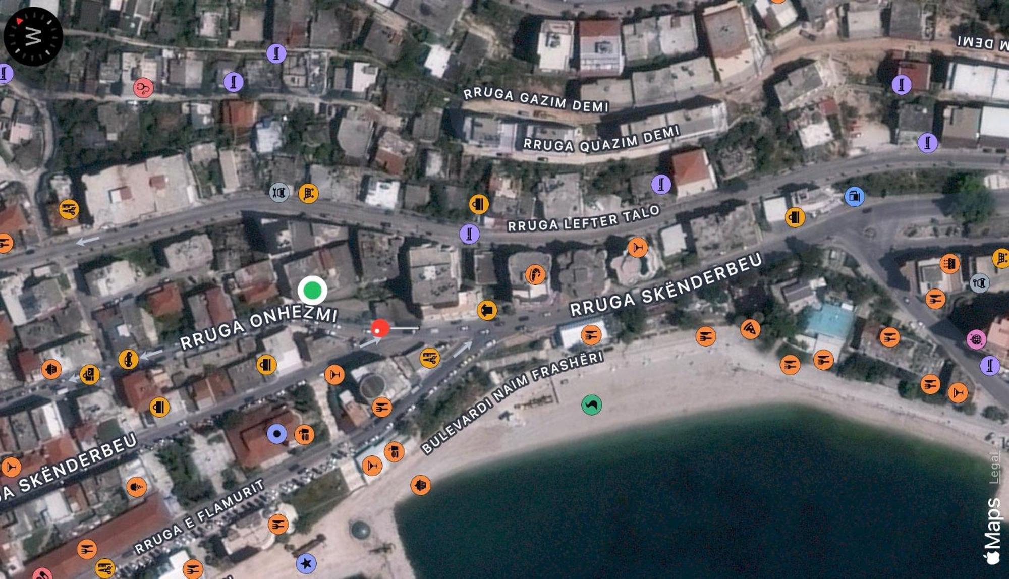 Aries Apartments Sarandë エクステリア 写真